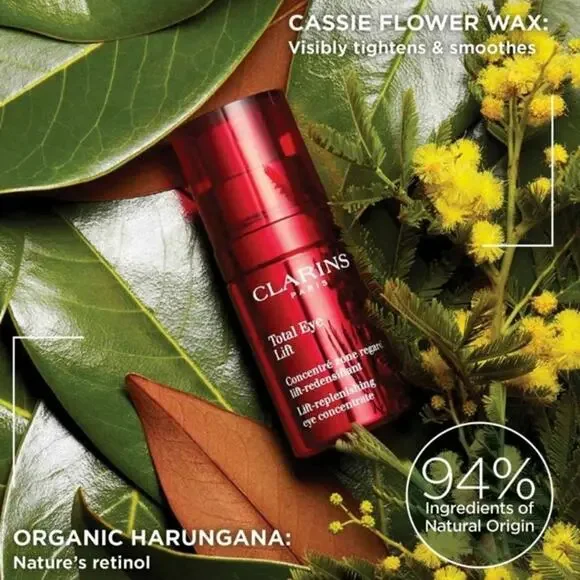 NIB Clarins Total Eye Lift Replenishing Concentrate Travel Size 0.1 oz/ 3ML - Picture 7 of 9